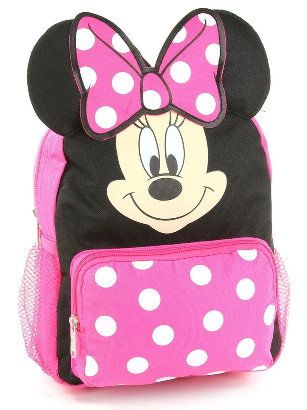 Disney Minnie Mouse Pink & Black Polka Dot Kids Backpack